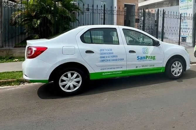 Veículo identificado da frota SanPrag